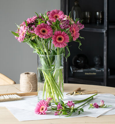 Fairtrade alstroemeria rosa Fairtrade alstroemeria rosa